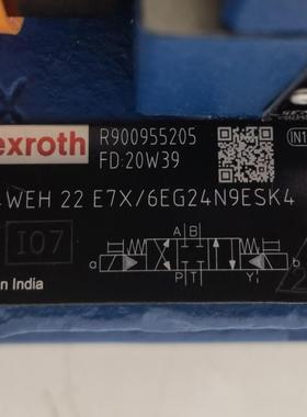 R900955205  4WEH22E7X/6EG24N9ESK4 # Rexroth//力士乐