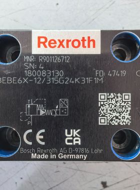 R901126712  DBEBE6X-12/315G24K31F1M # Rexroth，比例阀
