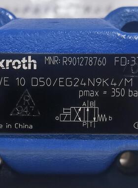 R901278760  4WE10D50/EG24N9K4/M # Rexroth//力士乐