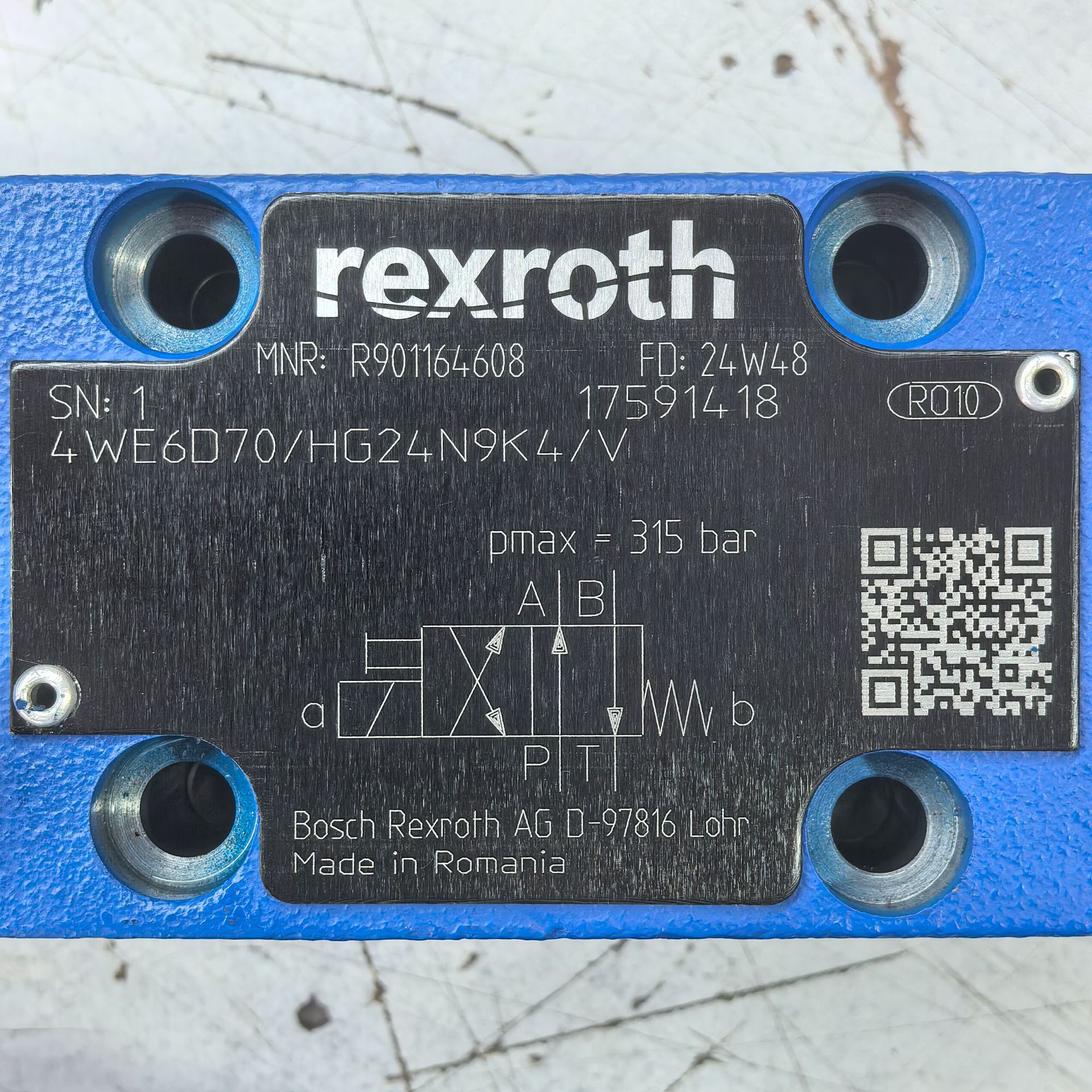 R901164608  4WE6D70/HG24N9K4/V # Rexroth//力士乐，液压阀
