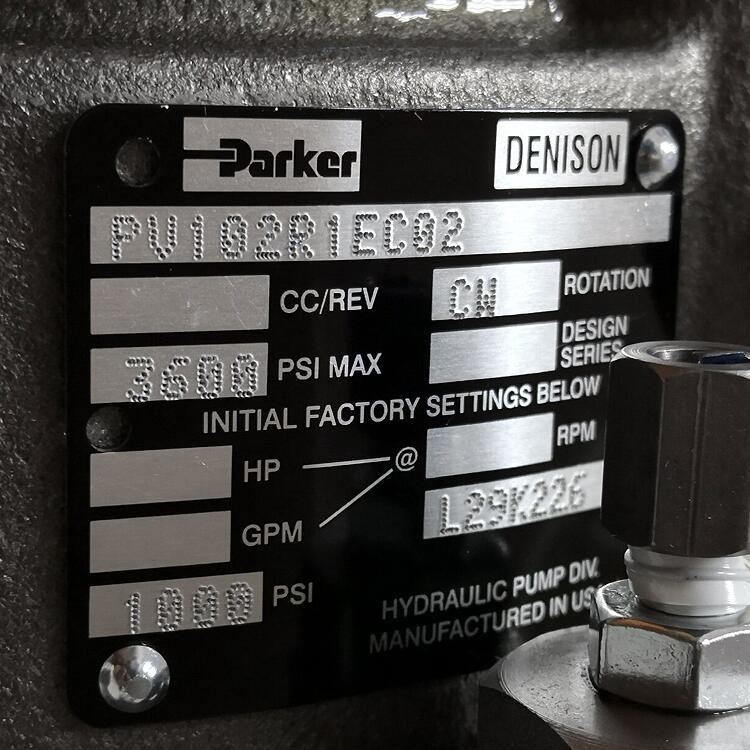 PV102R1EC02 # Parker//派克，液压泵，齿轮泵，叶片泵
