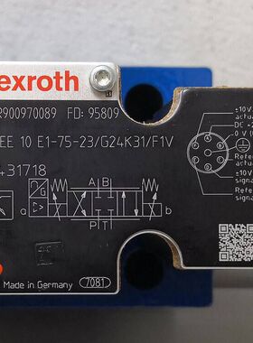 R900970089  4WREE10E1-75-23/G24K31/F1V  Rexroth力士乐比例阀