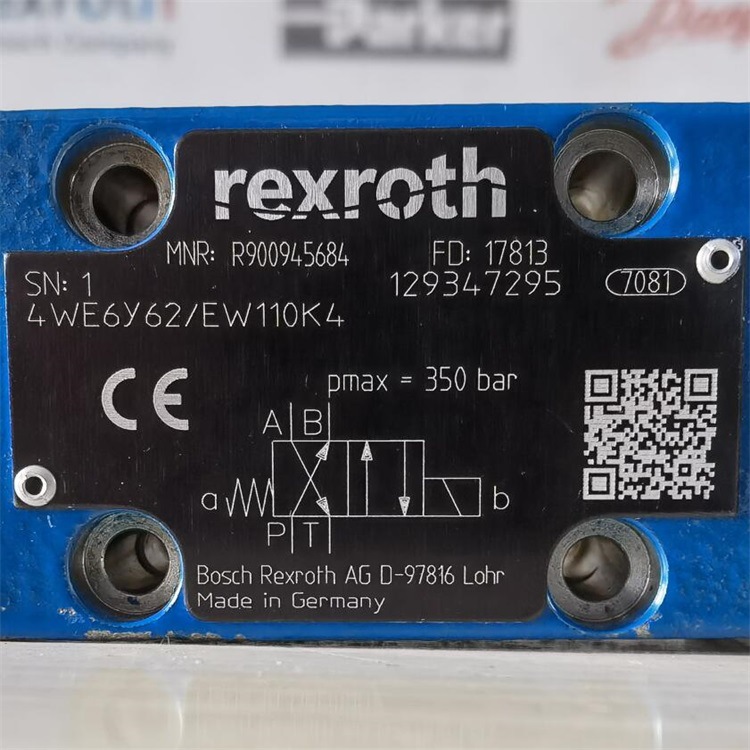 R900945684  4WE6Y62/EW110K4 # Rexroth//力士乐