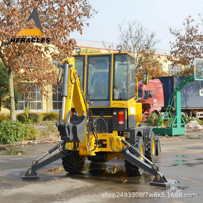 出口两头忙挖铲一体机 WZ15-10两头忙挖掘装载机 小型装载机,五金/工具,装载机,淘宝优惠券,粉丝福利购,淘宝优惠卷