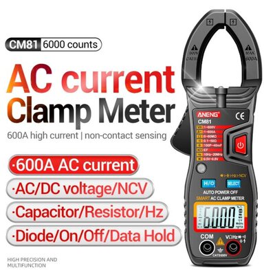 极速Digital Multimeter 6000 Counts Electrical Tester AC/DC A