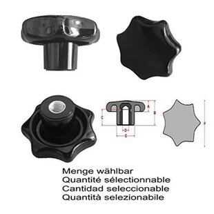 40mm Thread Pcs Replacement Knob Clamping 极速10 32mm