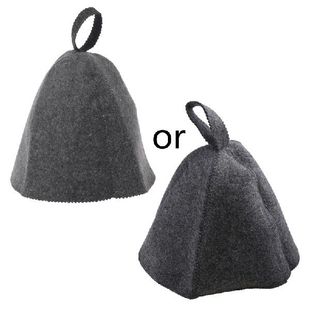 for Felt 極速P82D Dark Sauna Hat grey Wool HeRad Protect
