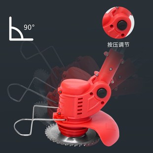 割草 锂电割草机小型i家用除草机手持电动打草机园林修剪机充电式