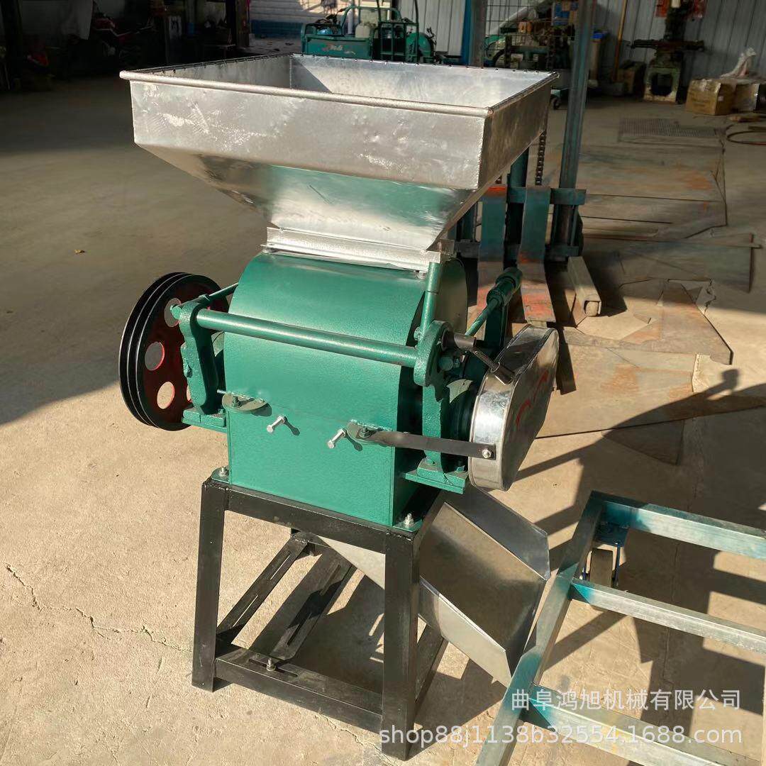 核桃破碎机 时产量500斤家用小作坊花生破碎机 芝麻炒货机