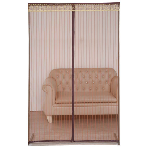 简易门帘可调节尺寸纱门防蚊防虫防尘磁性静音无钉软纱门防蚊门纱