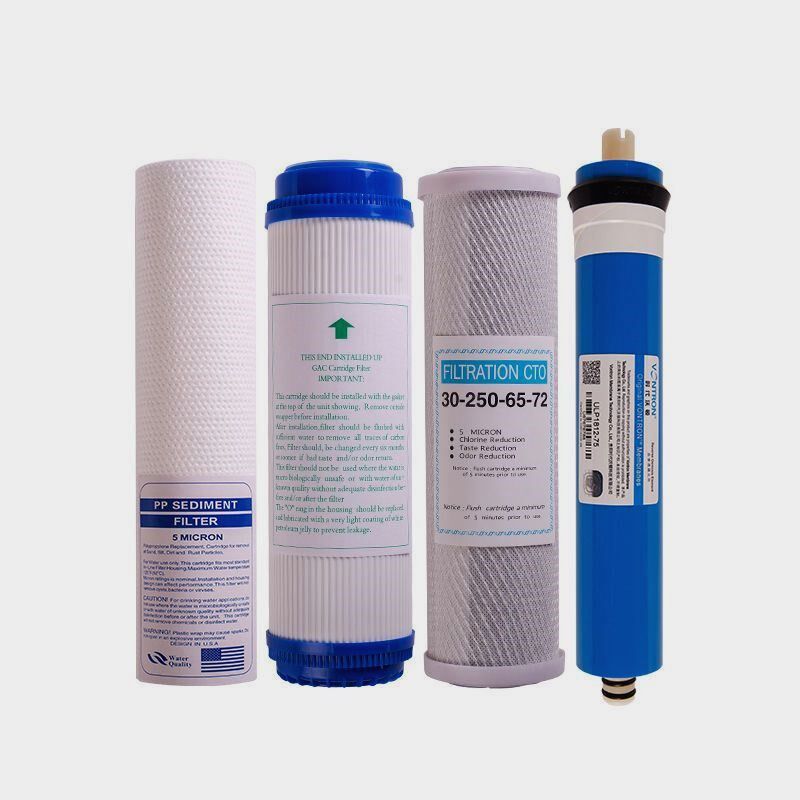 容声净水器滤芯RO308-4反渗透加热一体机厨房净水机全套5级过滤芯
