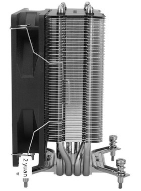 利民AX120R SE ARGB神光同步LGA1700四热管13/14代CPU风冷散热器