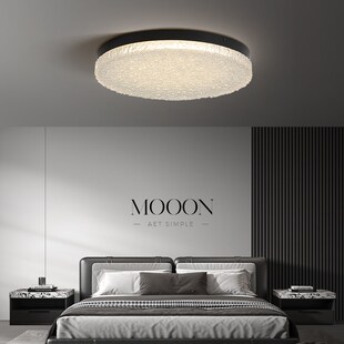 全铜意式极简长方形客厅吸顶灯现代简约轻奢高档高级感主卧室灯具