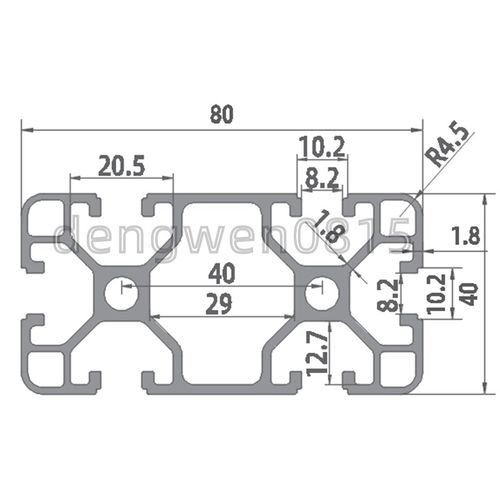 4080B铝型材防静电工作台鱼缸框架40x80流水线铝材铝合金定做