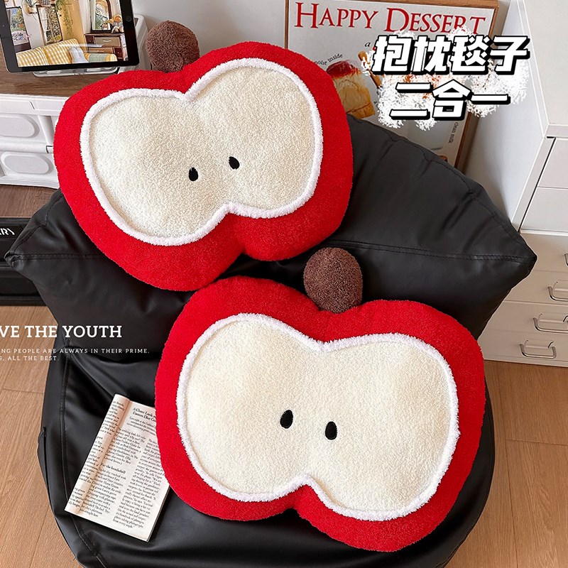 抱枕被子两用午休加厚枕头办公C室午睡毯子车载懒人二合一靠枕