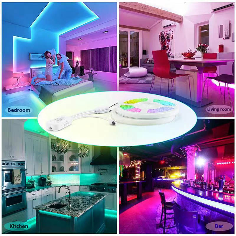 LED灯带RGB电竞房智能v气氛灯 派对浪漫装饰灯条可遥控气氛情绪灯