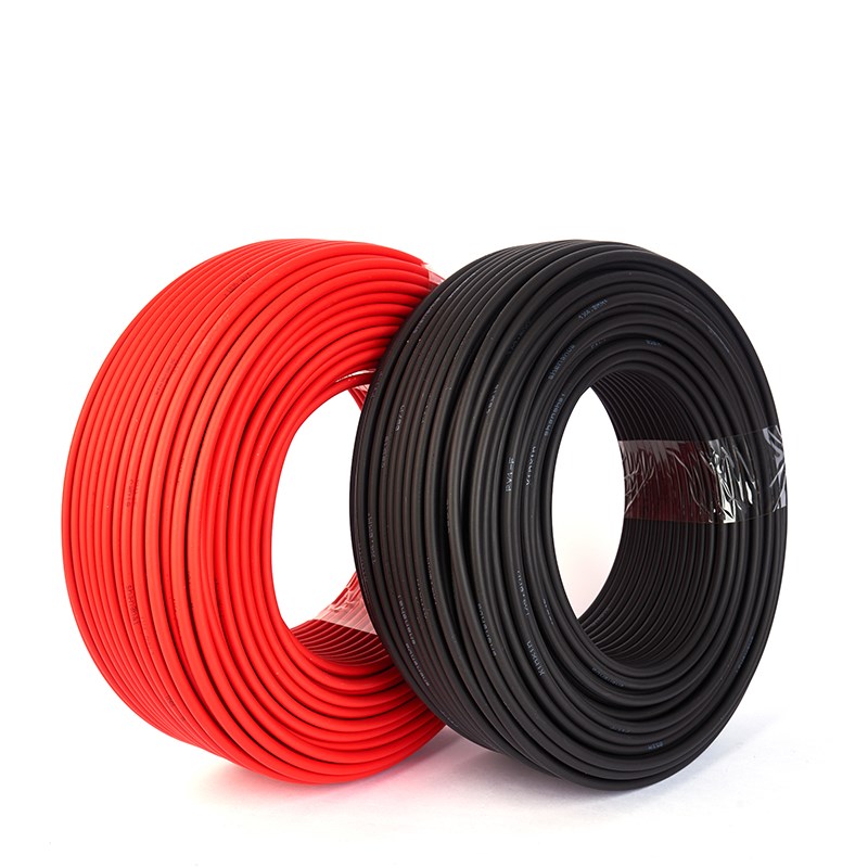 胜华4平方光伏线缆k直流电缆太阳能专用电线PV1-F4/2.5/6铜芯软线