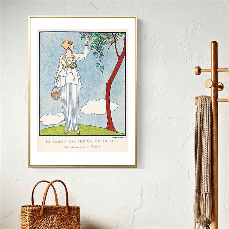 巴比尔小众文艺艺术家装饰画法D式简美浪漫客饭厅卧室民宿挂画