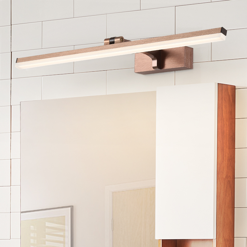 浴室柜镜前灯lhed卫生间镜柜专用免打孔化妆灯洗漱台洗脸柜上灯具