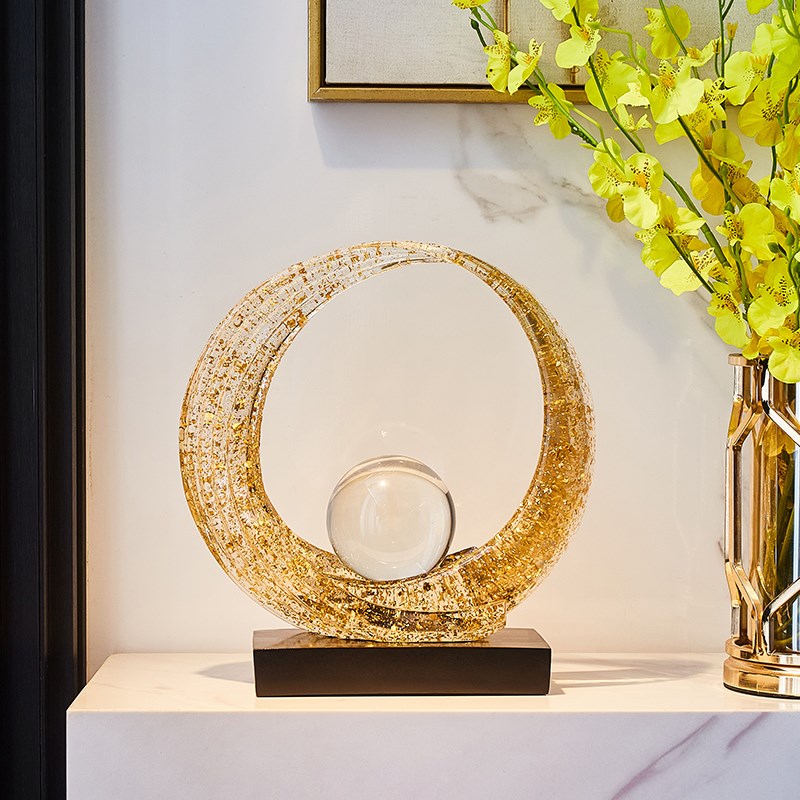 创意财源滚滚摆件轻奢高档家居客厅酒柜工艺品摆设U高端大气上档