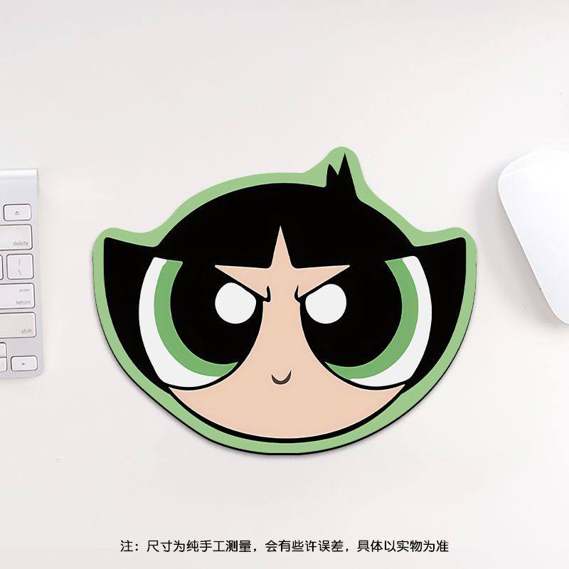 飞天小女警鼠标垫高颜值女生可爱加厚书桌垫学生笔记本耐脏护腕垫,电脑硬件/显示器/电脑周边,鼠标垫/贴/腕垫,淘宝优惠券,粉丝福利购,淘宝优惠卷