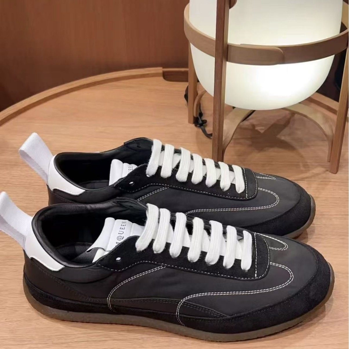 2026早春新款复古拼色德训鞋麦家同款系带运动休闲鞋板鞋深口单鞋,女鞋,深口单鞋,淘宝优惠券,粉丝福利购,淘宝优惠卷