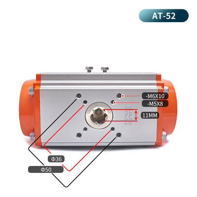 气动执行器单作用气动蝶阀执行器GT气动头气动球阀风阀AT气动阀门