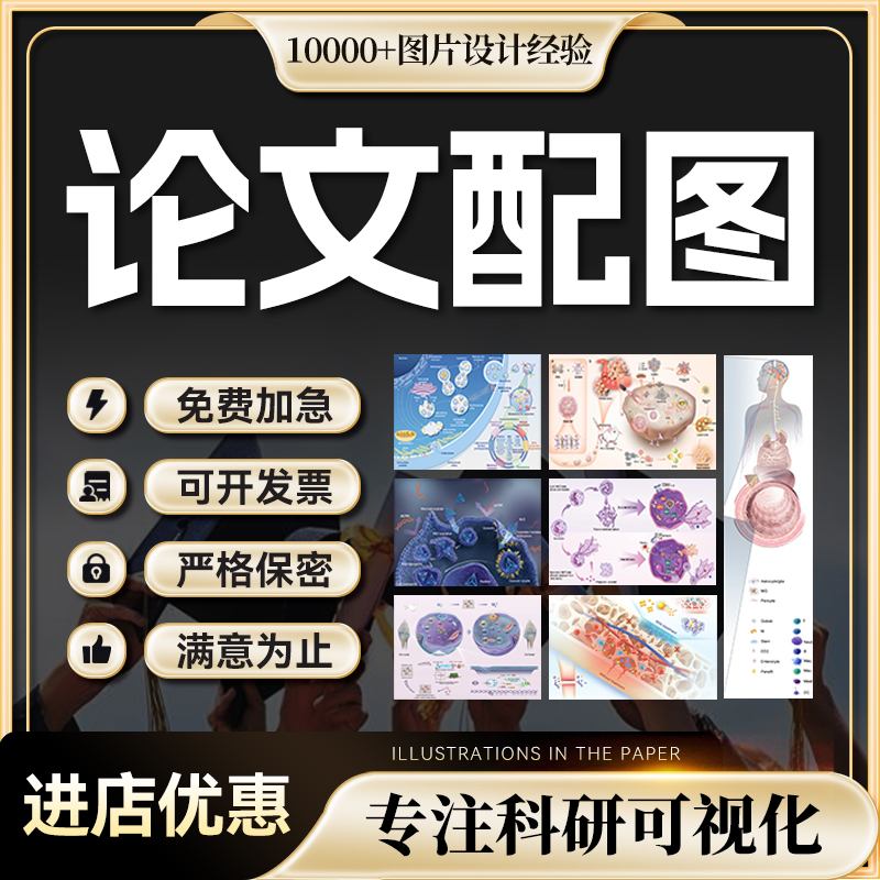 SCI科研绘图论文配图信号通路机制图TOC摘要期刊封面设计画图制图