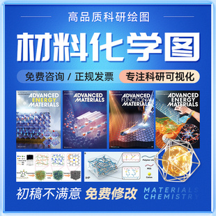 SCI科研绘图材料化学图期刊封面图医学通路图插图流程图机制图TOC