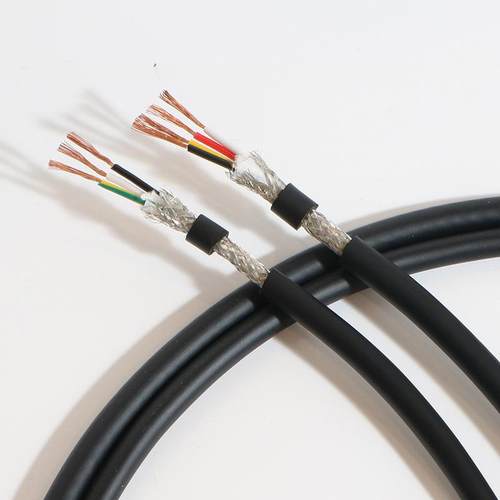 拖链电缆耐弯曲300万次拖链电缆TRVVP2*0.3屏蔽柔性拖链电缆