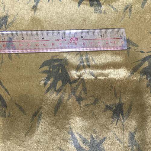 140g香云纱竹叶绸缎醋酸面料新中式马面裙旗袍汉服暗纹服装面料