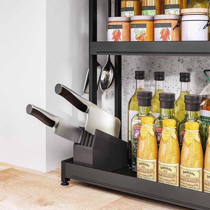 台面调料架调料调味品置物架厨房放油盐酱醋调味品收纳架子刀架子