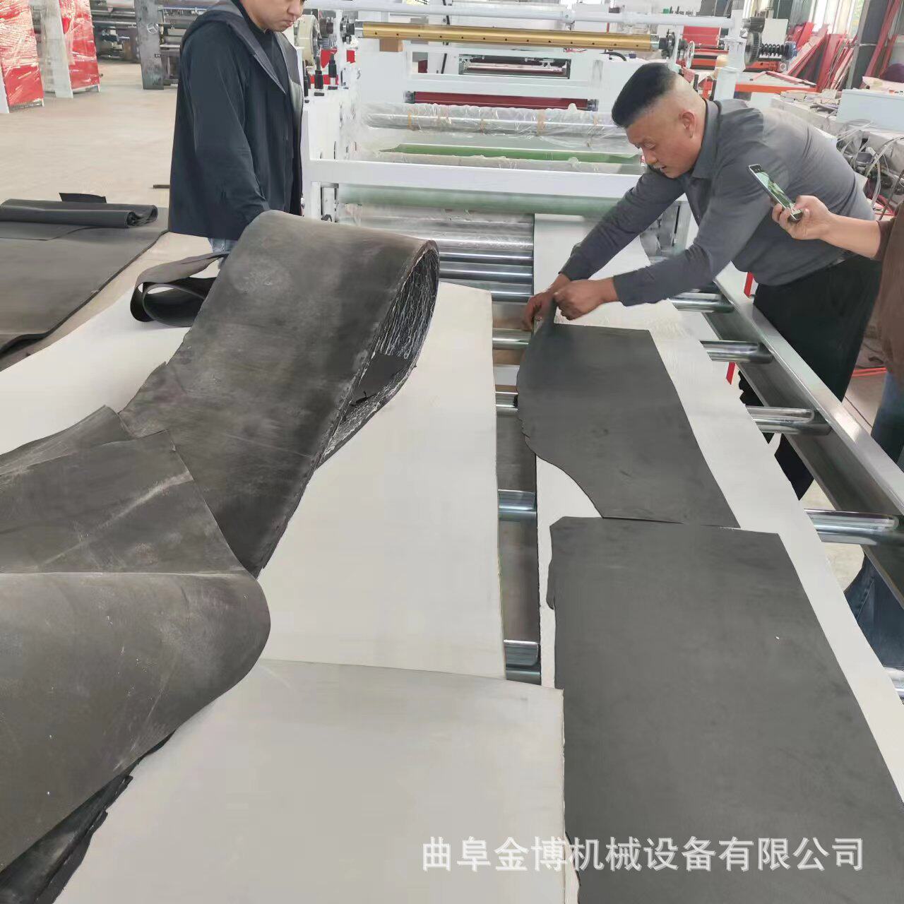 隔音毡吸音板皮革复合机设备eva热胶涂胶平贴复合一体机
