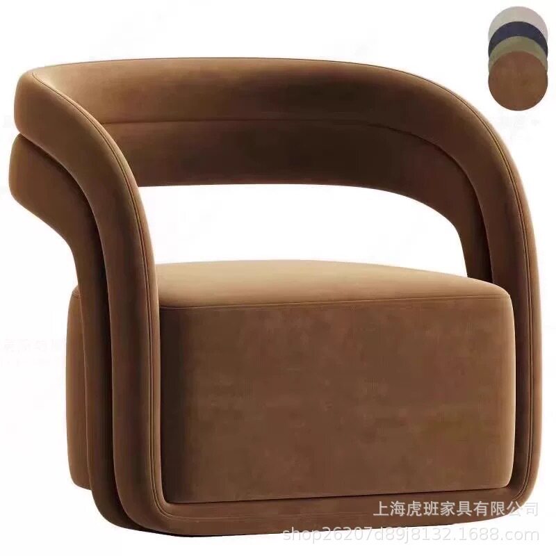 北欧简约轻奢设计师单人沙发椅