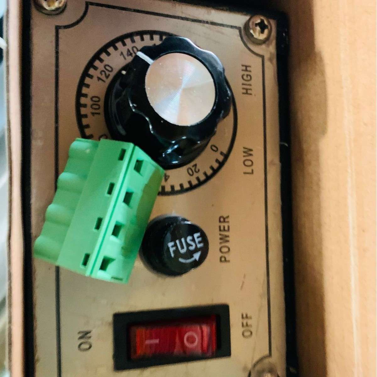 四孔调速器220V调速控制器调速开关可调变速马达调速开关带刻度盘