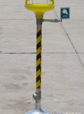 STG不锈钢立式洗眼器STG-P/N802002-E1B1 洗衣房立式紧急冲洗装置