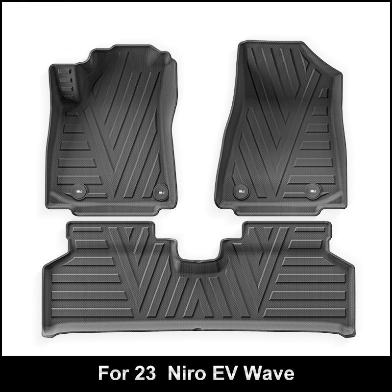 适用于23款起亚极睿KiaNiroEVWave汽车脚垫全环保TPE脚垫跨境