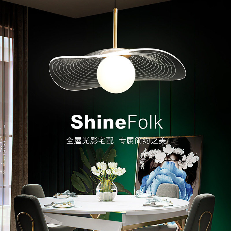 轻奢吊灯led客厅灯现代北欧创意温馨饭厅书房主卧室灯餐厅灯灯具