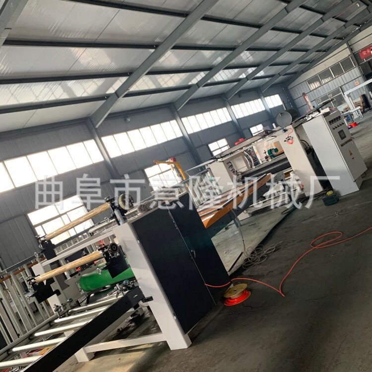 铝板保护膜双面覆膜机自动断膜效率高木饰面冷胶贴面机龙门上下板