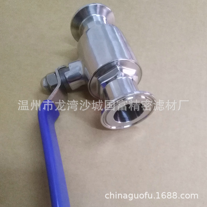 长期供应气动卫生级快装球阀 三片式快装球阀 不锈钢单向阀
