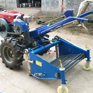 经销常州15马力卧式直喷式手扶拖拉机牵引 山东鲁南 地豆子收获机