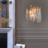 全铜壁灯客厅餐厅书房壁灯卧室床头灯酒店别墅轻奢枝型艺术创意设