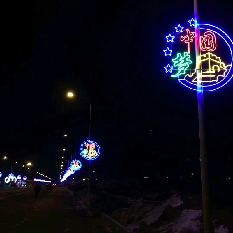 户外节日亮化LED中国结景观灯