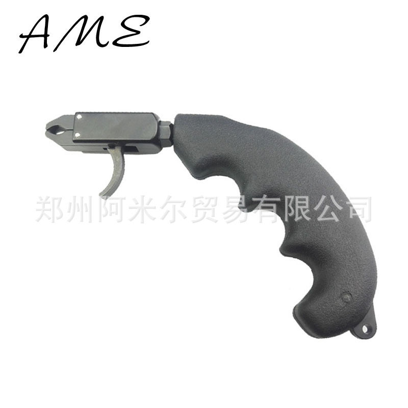 复合射箭器材弓箭握撒手握式撒放器TP414弓箭金属橡胶撒放器