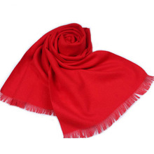 推荐Fashion Winter Solid Color Men Red Scarf Luxury Brand De