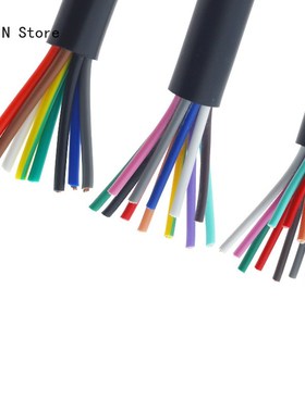 极速18 AWG 0.75MM2 RVV 2/3/4/5/6/7/8/10/12/14/16/18 Cores Pi