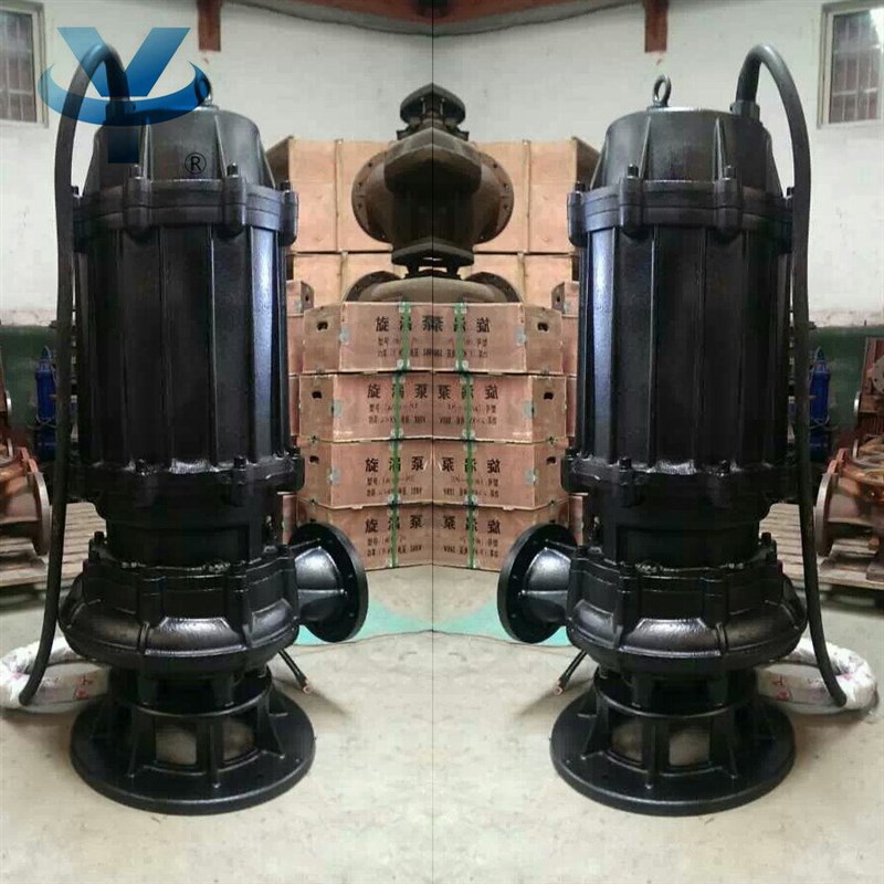 QW潜水潜污泵 380V污水污物排污泵 地下室下水管 铸铁 污水提升泵