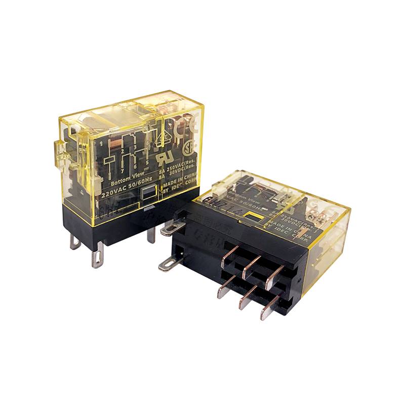 IDEC小型电磁中间继电器RJ2S 1S-CL-D24 A220 DC24V AC220V询