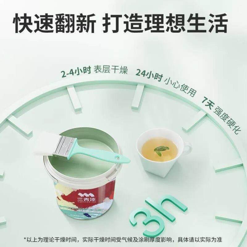 极速三青水性瓷砖玻璃漆环保改色艺术漆化妆室客厅外墙地面真石改