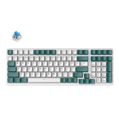 推荐100 Keys Mechanical Keyboard 9 Light Effects NKRO Ergono